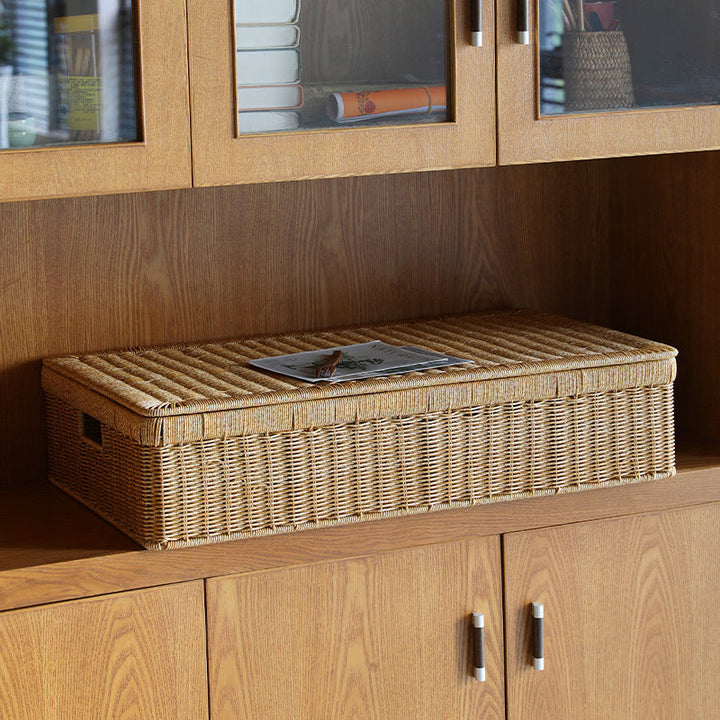 Large Rectangular Woven Storage Chest Kalsten