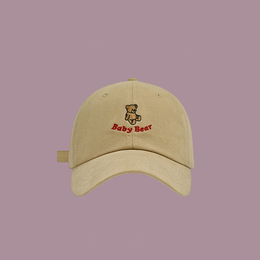 Embroidered Baby Bear Cap
