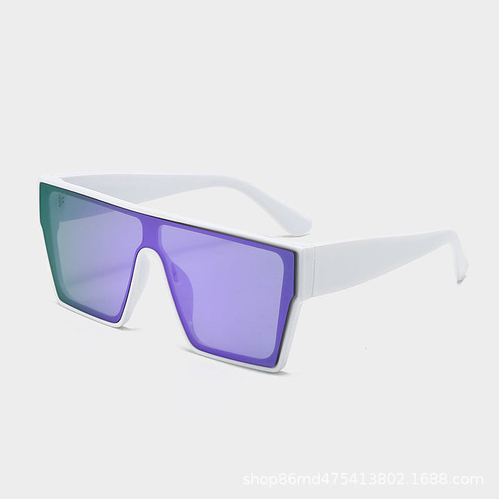 Women's large rectangular sunglasses with modern frame and UV protection Kalsten