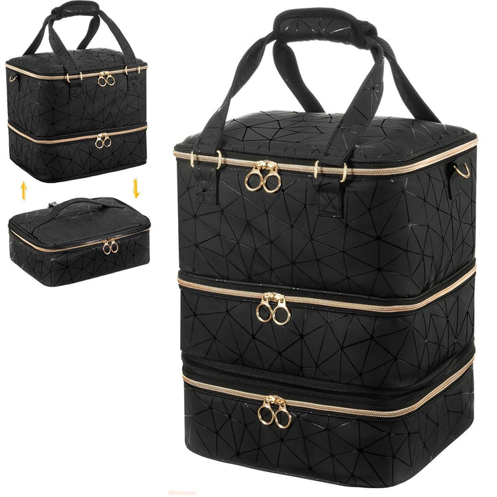 Cosmetic storage bag with multiple compartments Kalsten