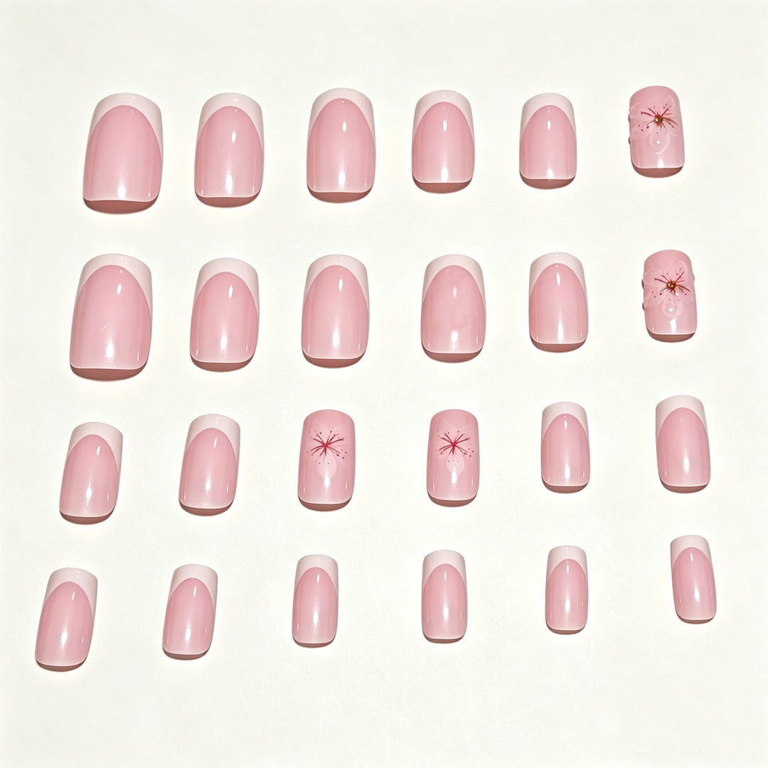 Floral Design Press-On Nail Tips Kalsten