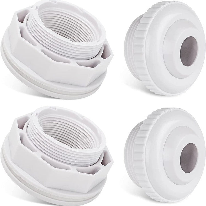 Adjustable threaded PVC toilet pan connector and waste flange adapter Kalsten