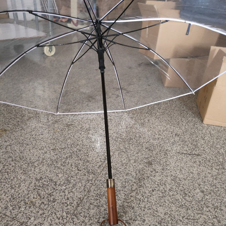 Ladies Transparent Umbrella with Ergonomic Handle Kalsten