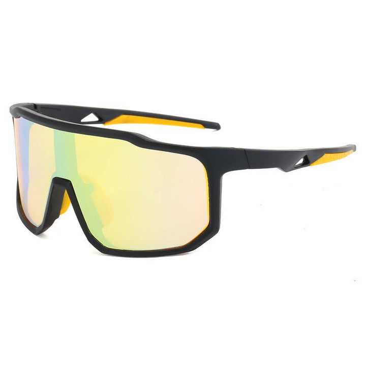 Ladies sporty racing sunglasses with wide field of view and modern mirrored lenses Kalsten