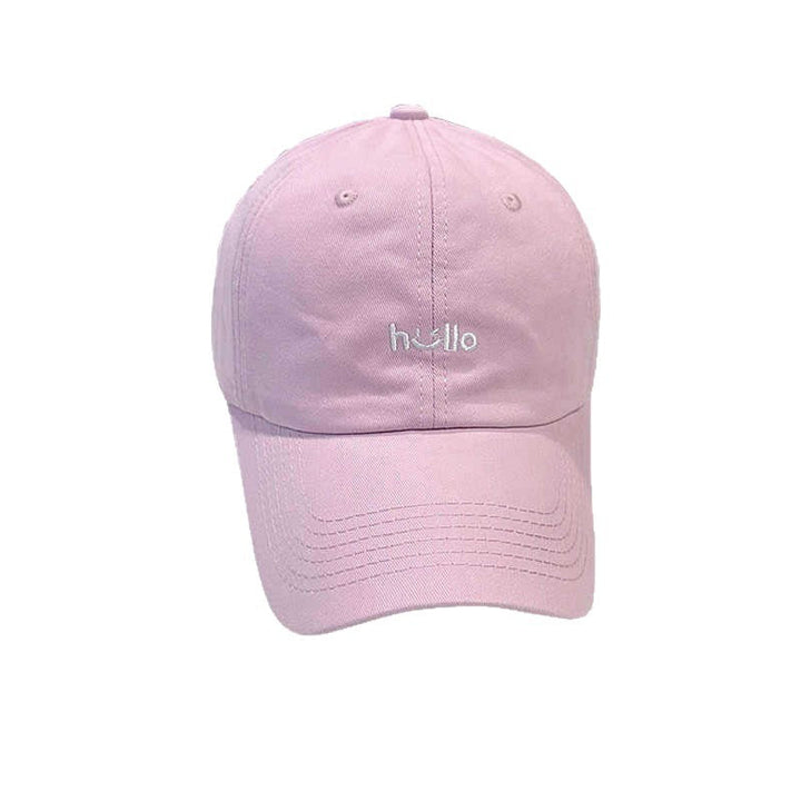Unisex Casual Cotton Baseball Cap with Embroidered Message Kalsten