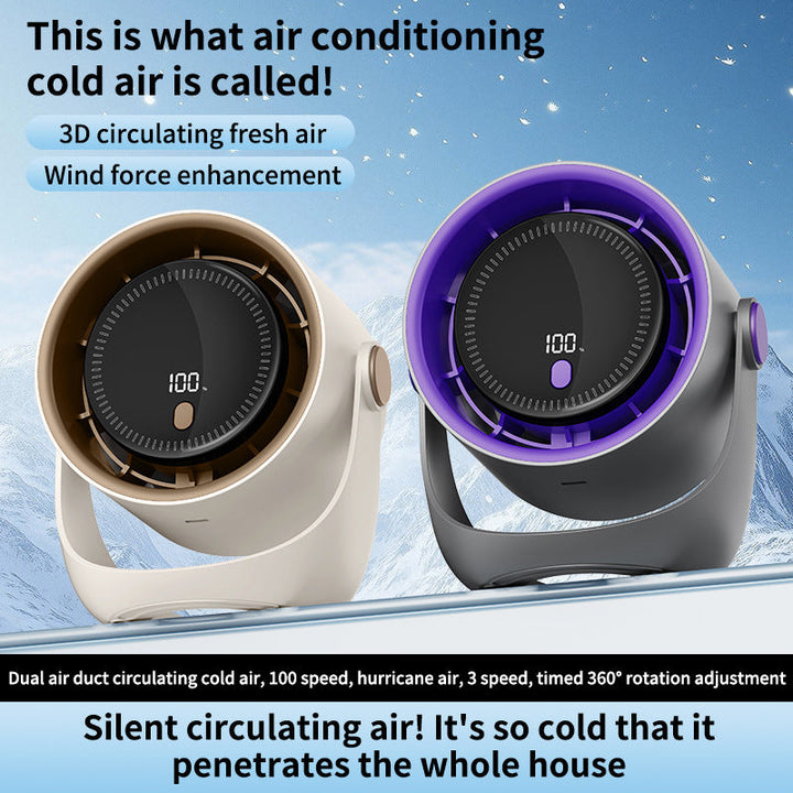 Unisex Digital Air Circulator Fan Kalsten