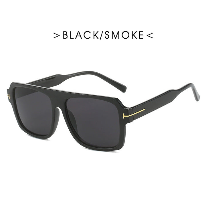 Women's square sunglasses with stylish, transparent frame Kalsten