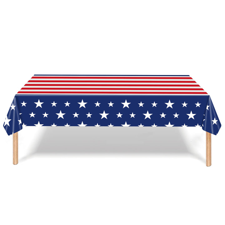 Unisex nan robust disposable paper plates with USA flag design and grease-resistant coating Kalsten