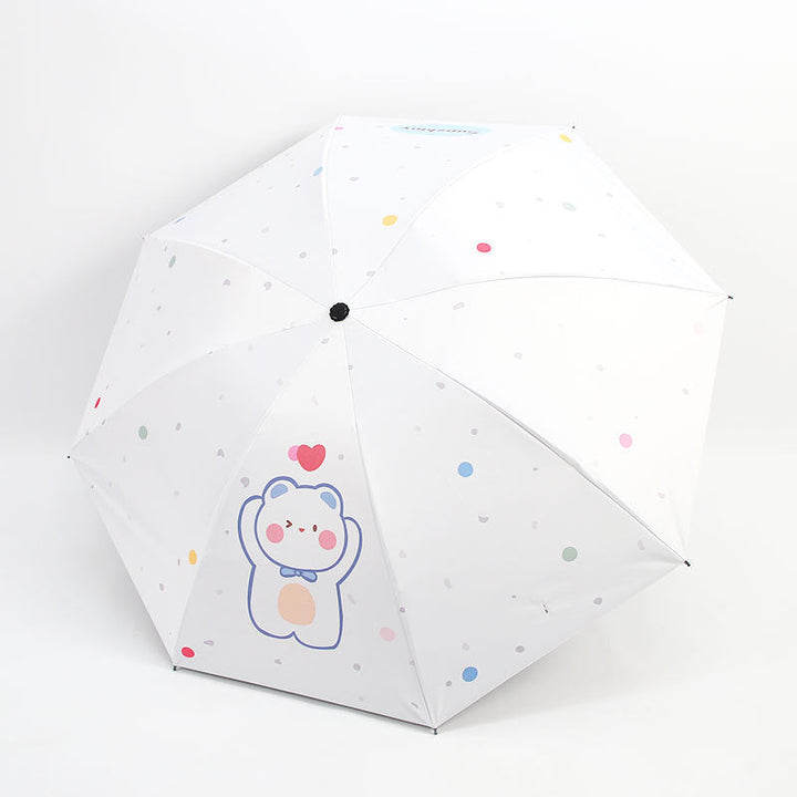 Ladies Folding Umbrella with Cute Animal Design Kalsten