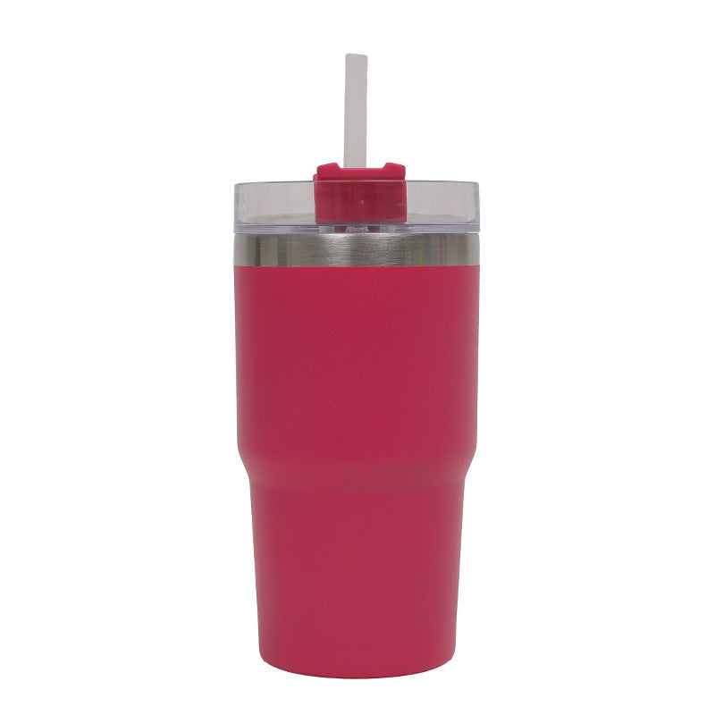 Women's Thermo Drinking Cup with Ergonomic Handle and Practical Straw Kalsten