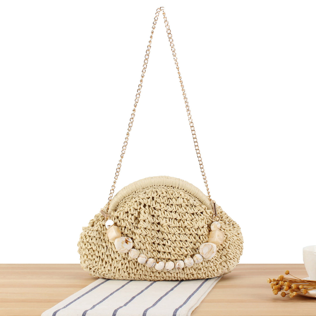 Shoulder bag with elegant pearl decoration Kalsten