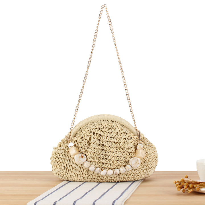 Shoulder bag with elegant pearl decoration Kalsten