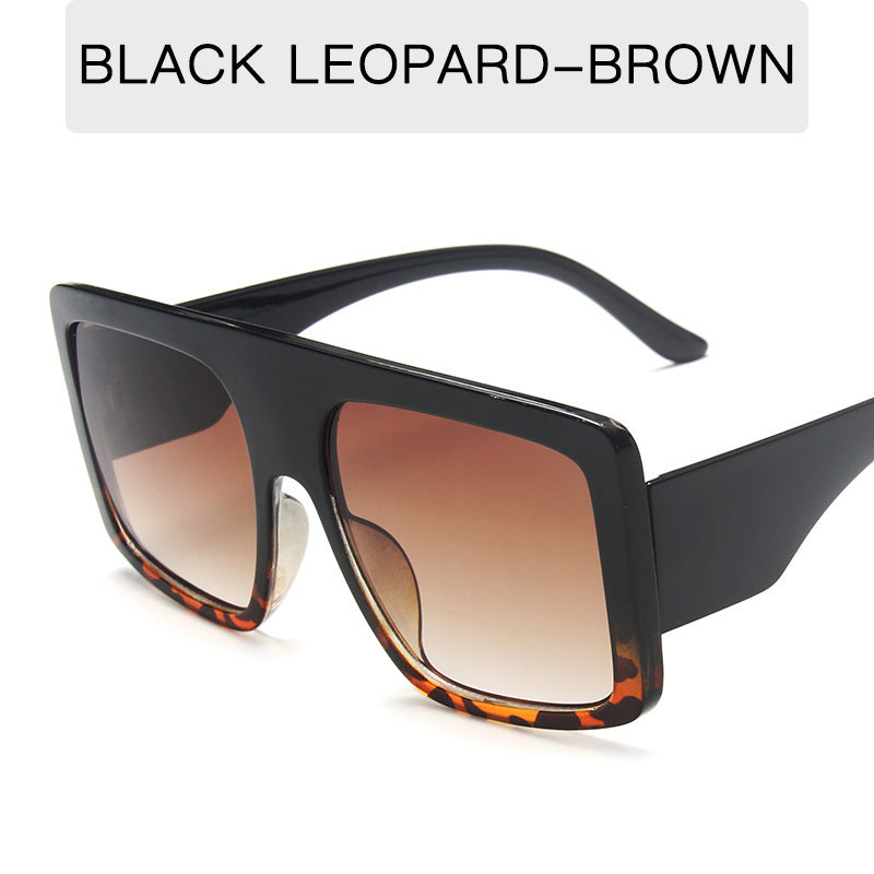 Women's oversized sunglasses with distinctive leopard print Kalsten