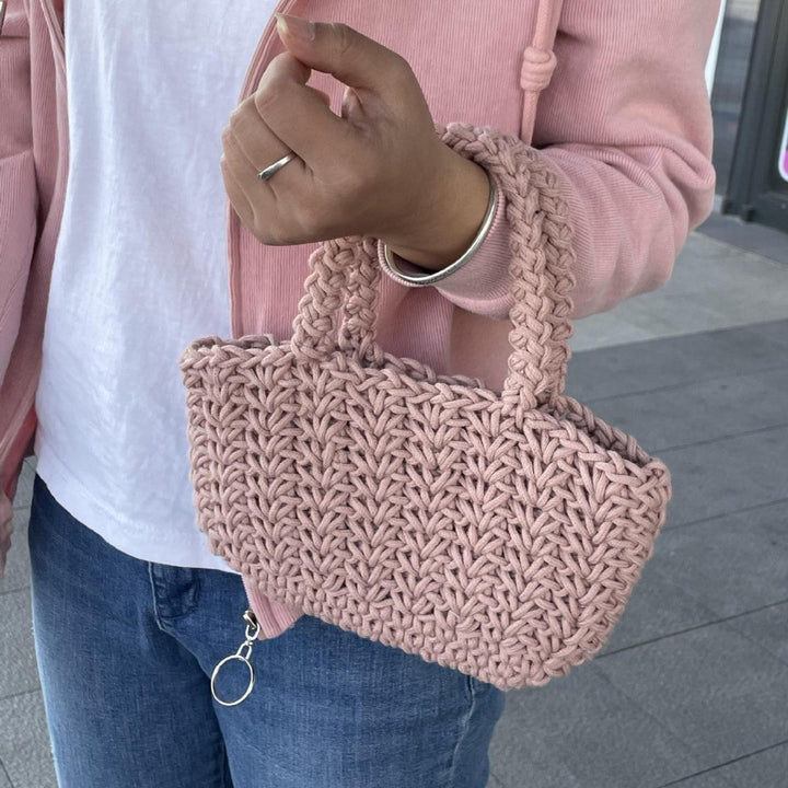Hand-knotted cotton bag Kalsten