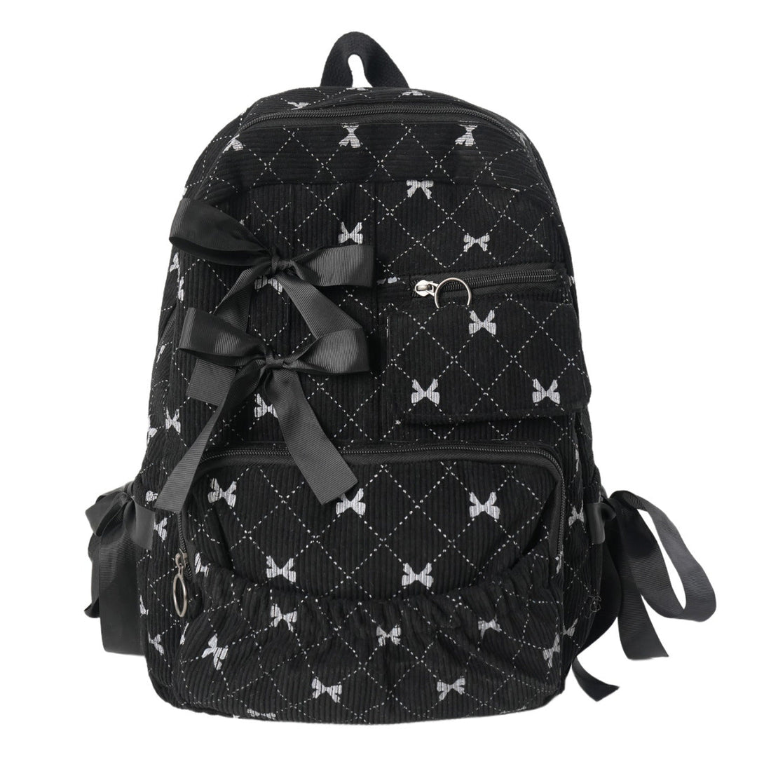 Playful backpack with bow details and practical compartments Kalsten