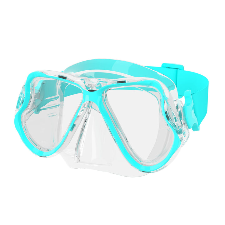 High-quality diving mask with flexible silicone rim and wide field of view Kalsten