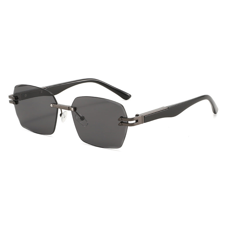 Men's Elegant Square Sunglasses with Wooden Temples Kalsten