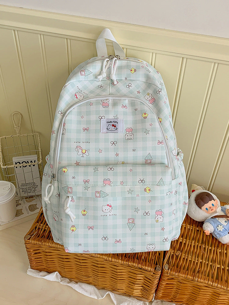 Cute Kawaii-Themed School Backpack