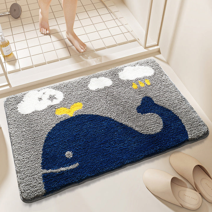 Plush Bunny-Themed Bath Mat Kalsten