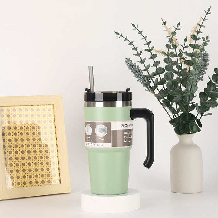 Unisex thermos mug with 3-in-1 drinking options Kalsten