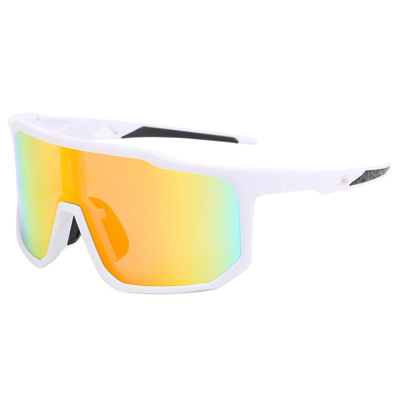 Ladies sporty racing sunglasses with wide field of view and modern mirrored lenses Kalsten