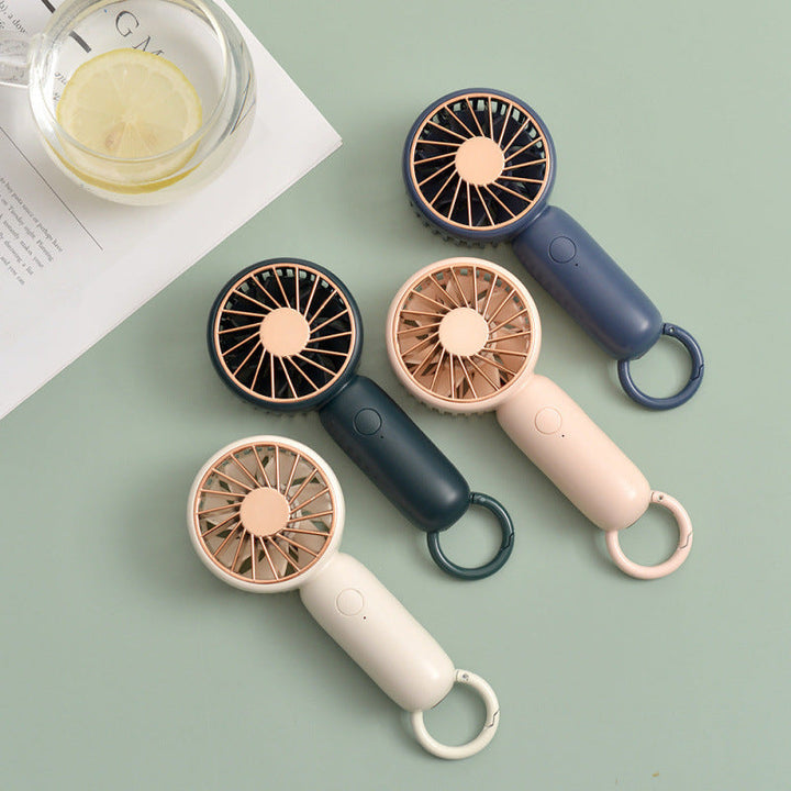 Unisex nan Portable Hand Fan with rechargeable battery, quiet motor and compact base Kalsten