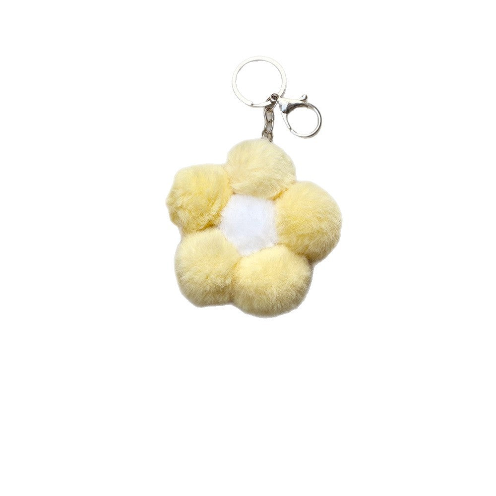 Floral Plush Keychain kalsten