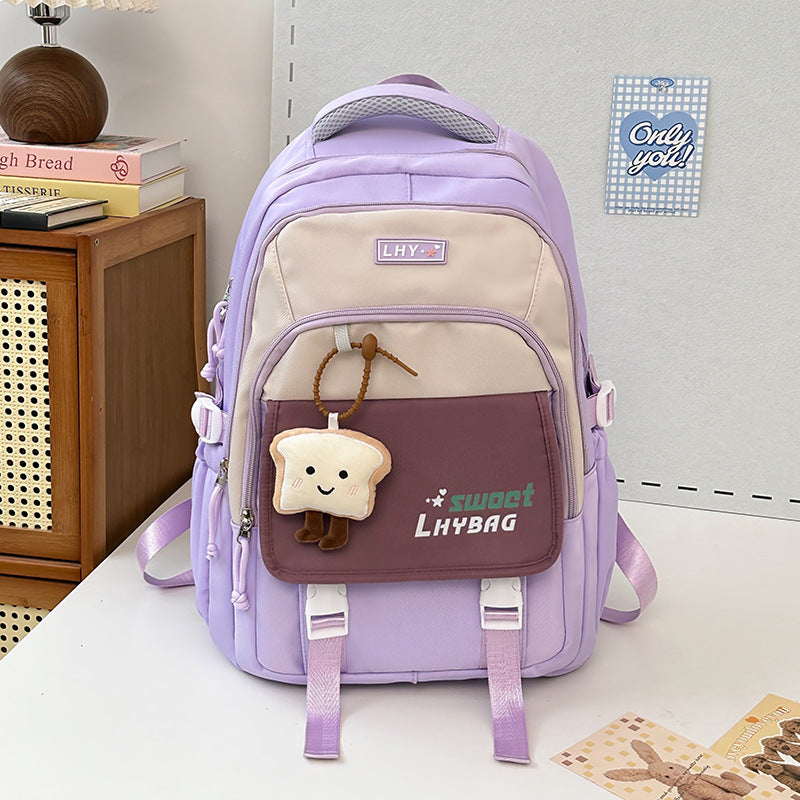 Multi-Pocket Casual School Backpack