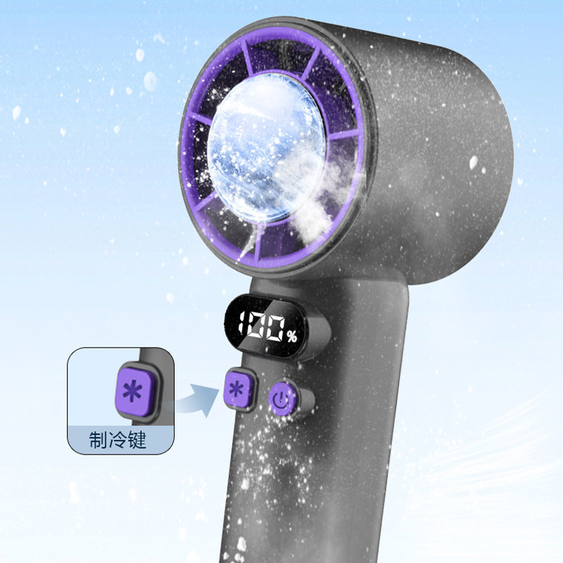 Ladies Portable USB Fan with Digital Display Kalsten
