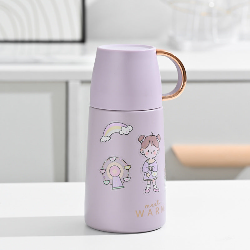 Ladies Insulated Carafe with Colorful Motif Design Kalsten