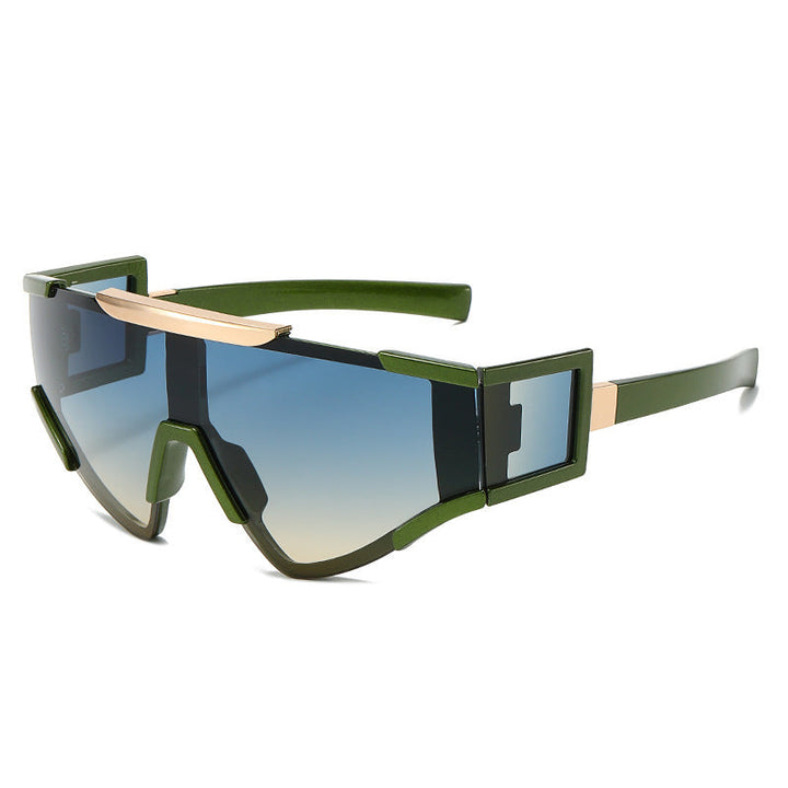 Men's Futuristic Shield Sunglasses Kalsten