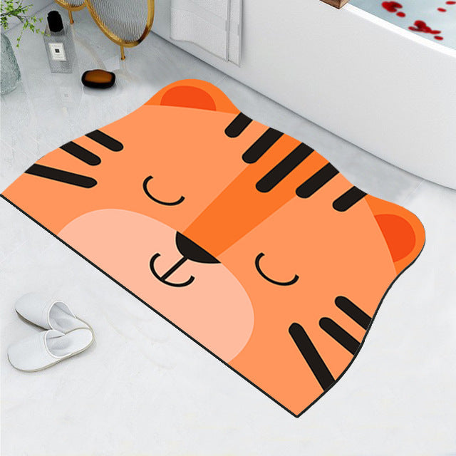 Cute Cat Design Bath Mat Kalsten