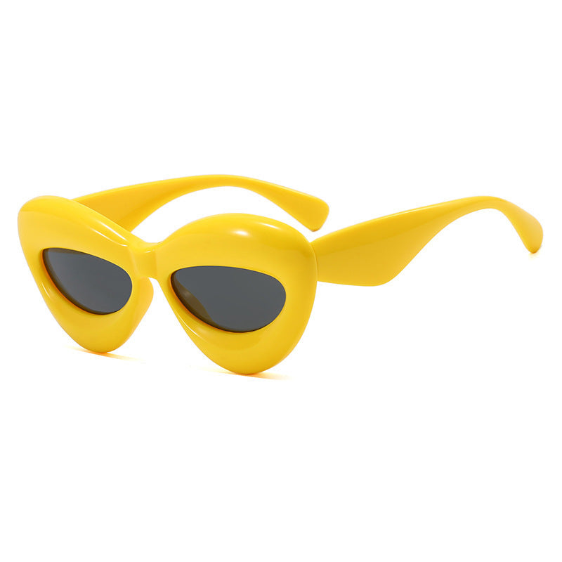 Ladies Cat-Eye Sunglasses with Innovative Plastic Frame Kalsten