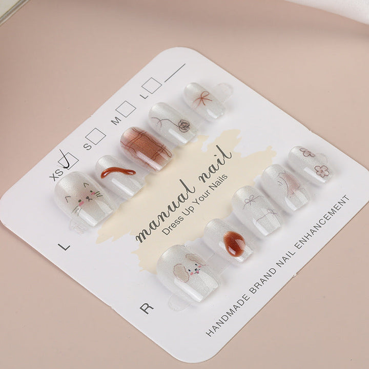 Artisanal Press-On Nail Set Kalsten