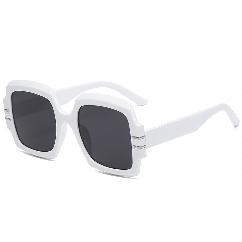 Women's Fashion Oversized Sunglasses with Animal Print Kalsten