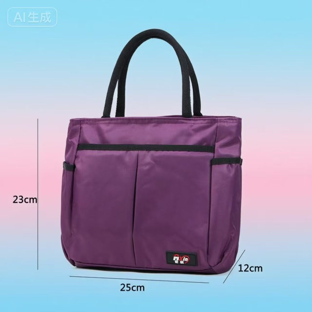 Floral Print Multi-Pocket Tote Bag Kalsten