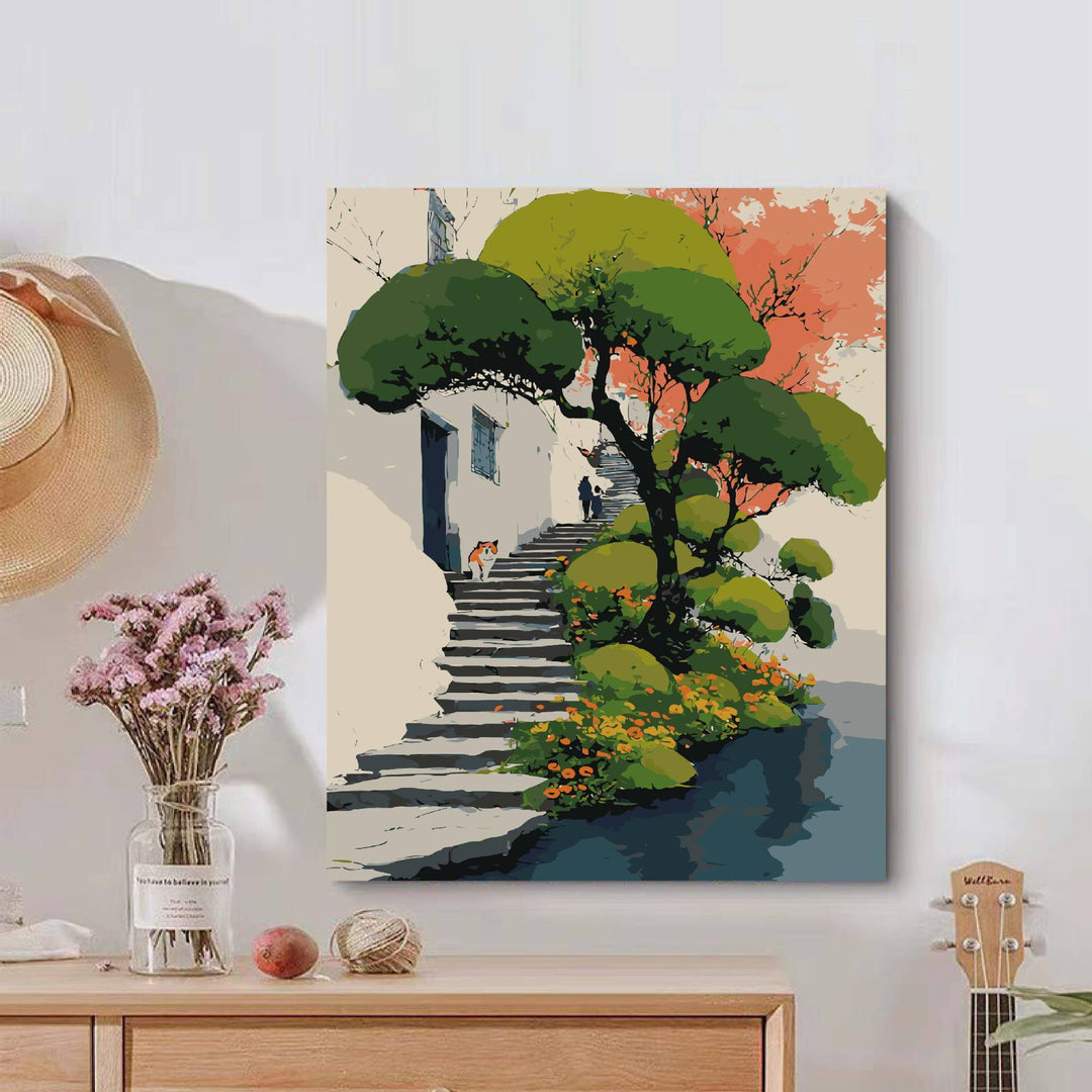 Nature-Inspired Serene Landscape Canvas Art Kalsten
