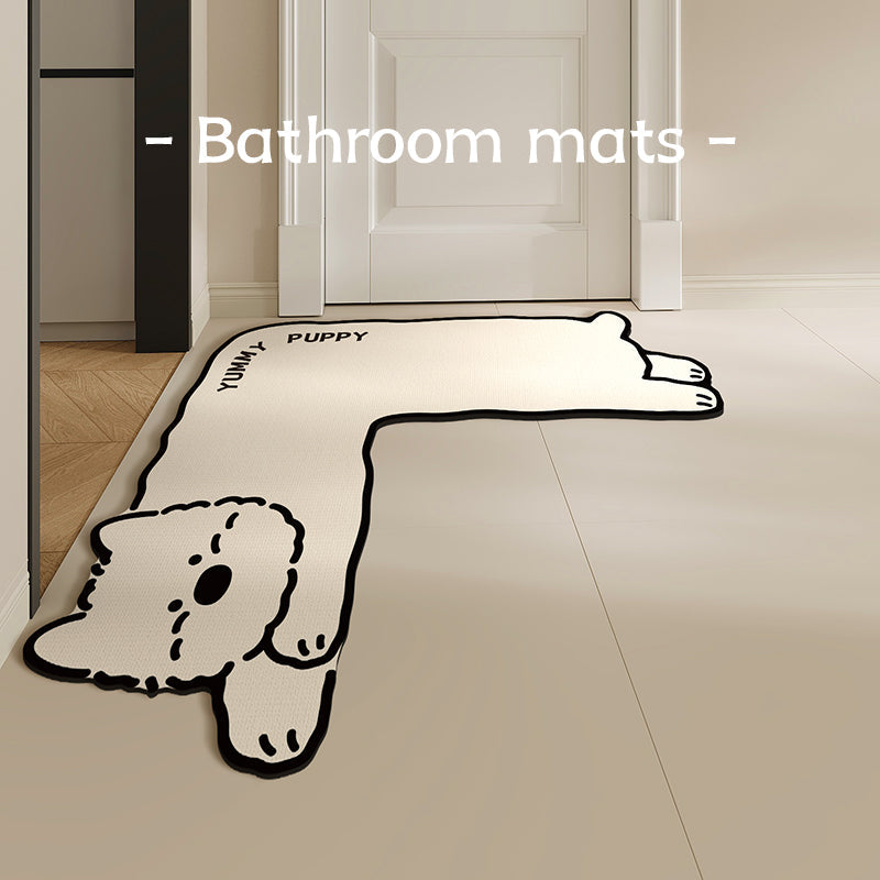 Cute Animal-Themed Bath Mat Kalsten