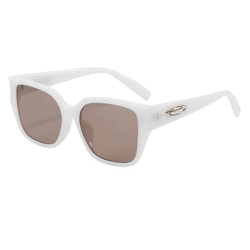 Women's sunglasses in modern square design with clear lenses Kalsten