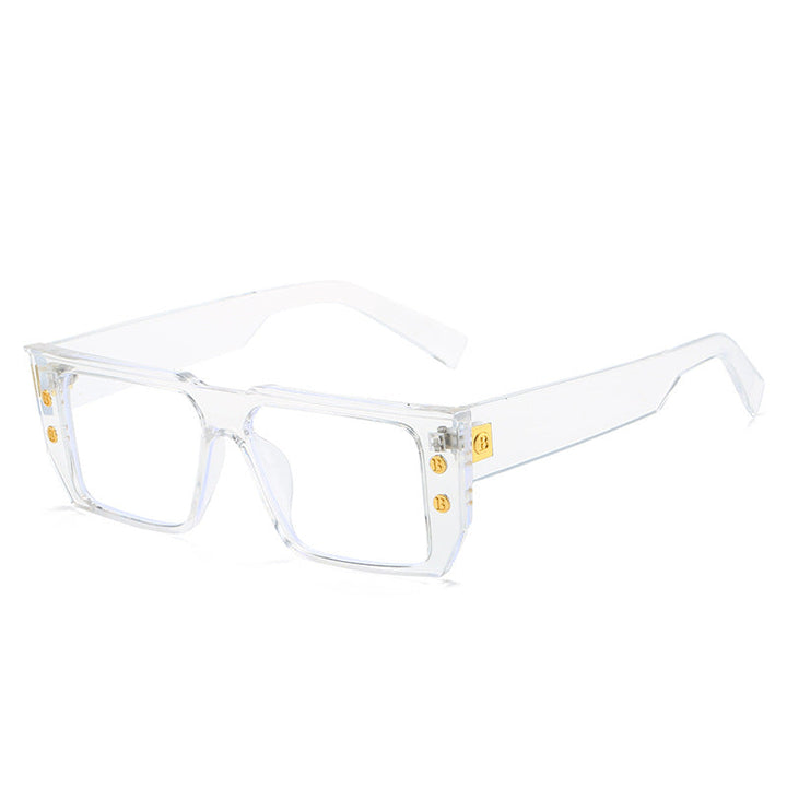 Women's fashionable clear glasses with golden accents Kalsten