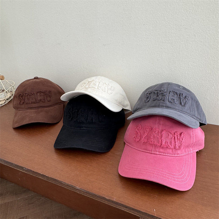 Women's Casual Distressed Baseball Cap Kalsten