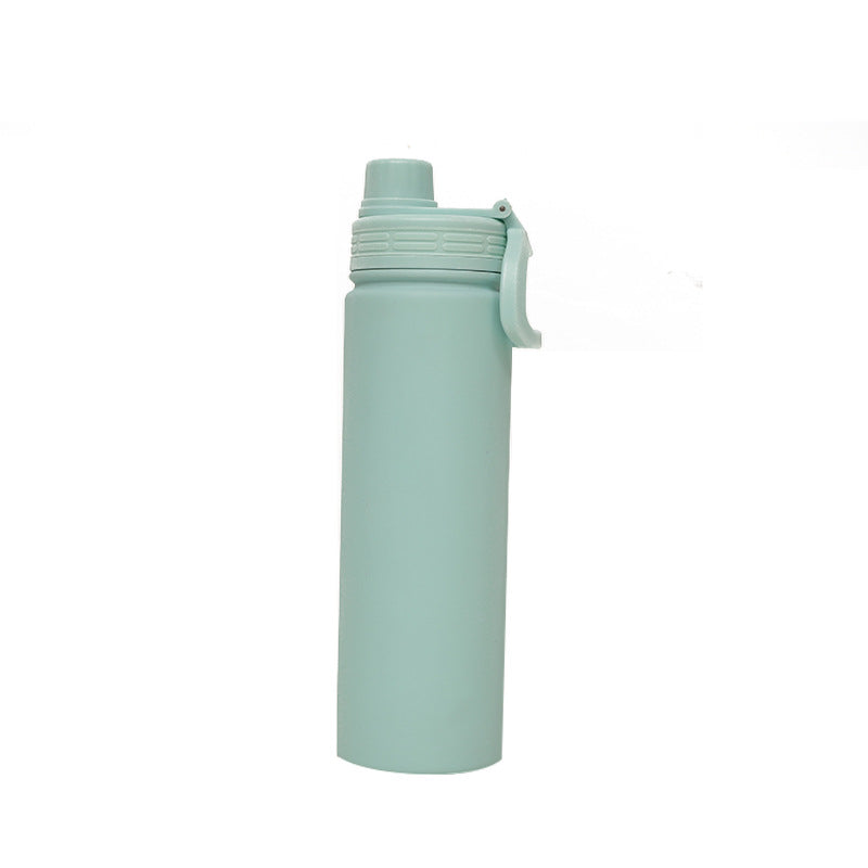 Ladies reusable and insulated drinking bottle with practical carrying handle Kalsten