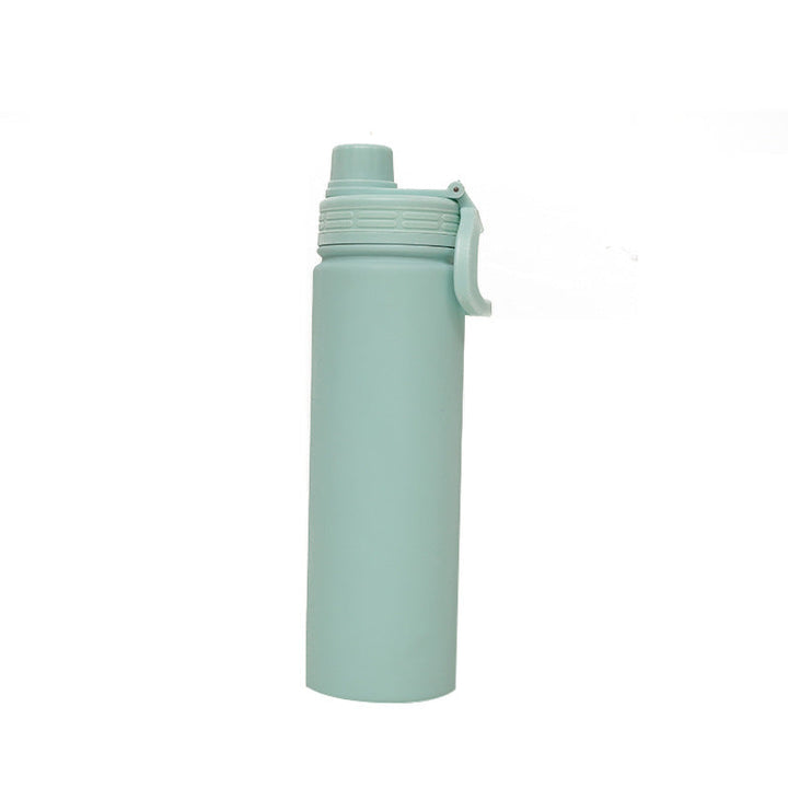 Ladies reusable and insulated drinking bottle with practical carrying handle Kalsten