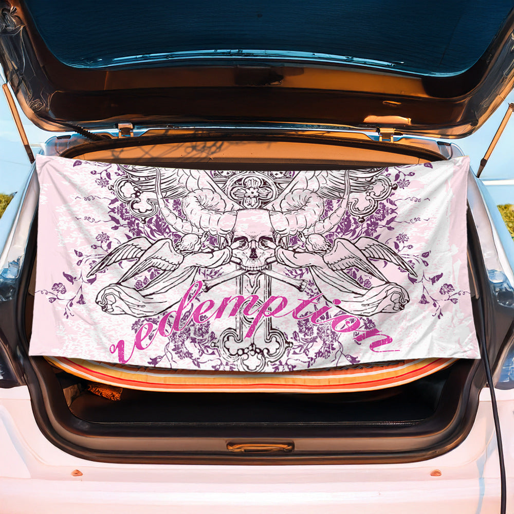 Trunk mat in creative flamingo design Kalsten