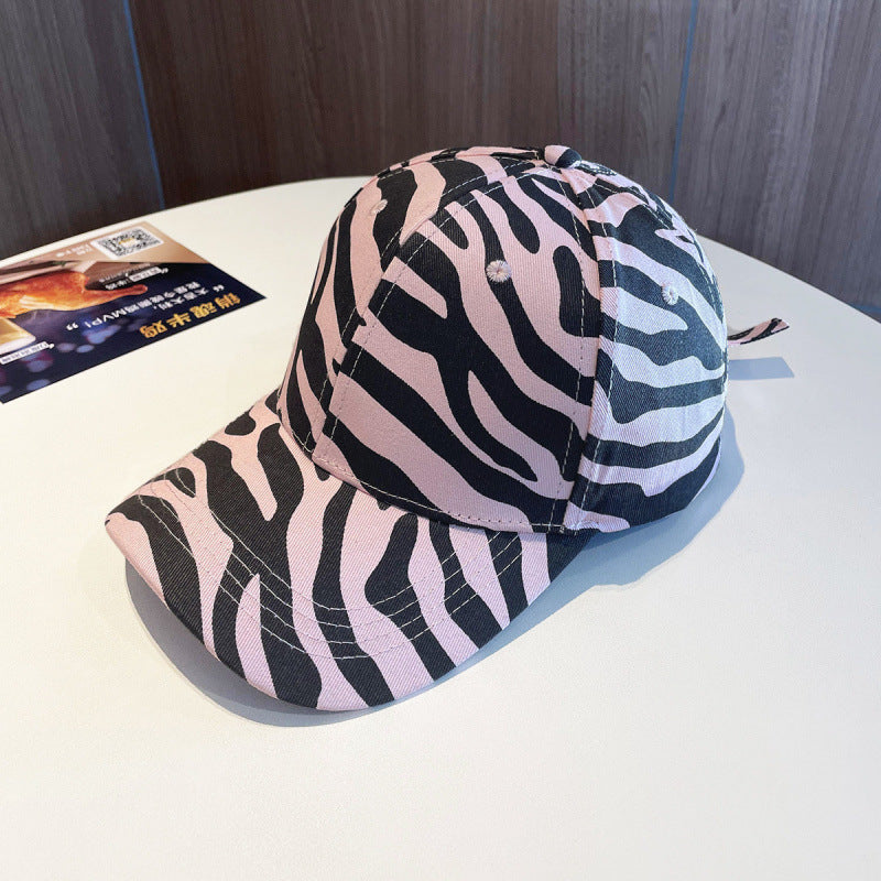Women's Trendy Animal Print Adjustable Baseball Cap Kalsten