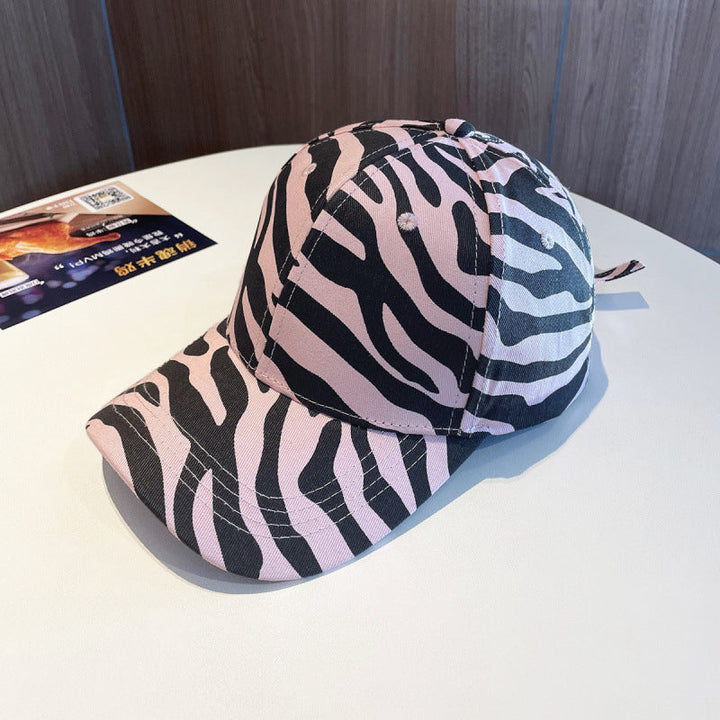 Women's Trendy Animal Print Adjustable Baseball Cap Kalsten