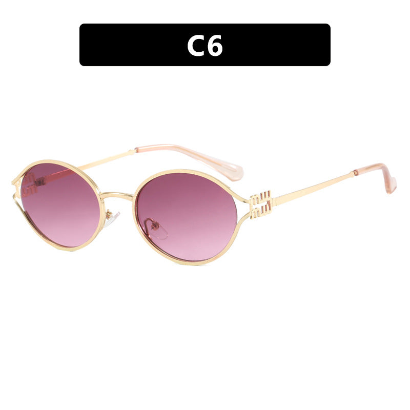 Ladies elegant oval sunglasses Kalsten
