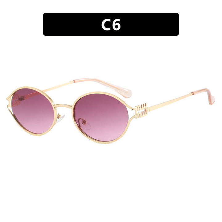 Ladies elegant oval sunglasses Kalsten