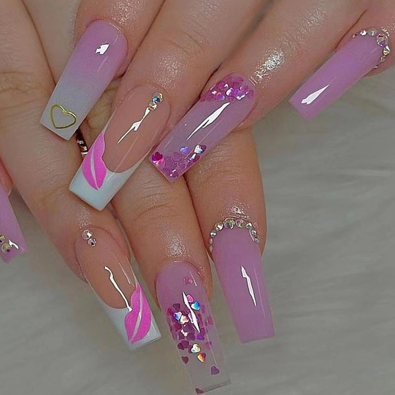 Decorative Press-On Nail Art Set Kalsten