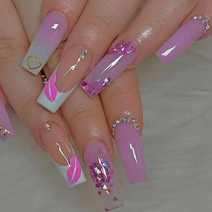 Decorative Press-On Nail Art Set Kalsten